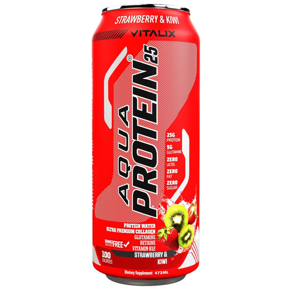 VITALIX Aqua Protein 25 Protein Water - Strawberry & Kiwi