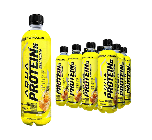 Aqua Protein 35  Premium Beef Protein Isolate - Pina Colada