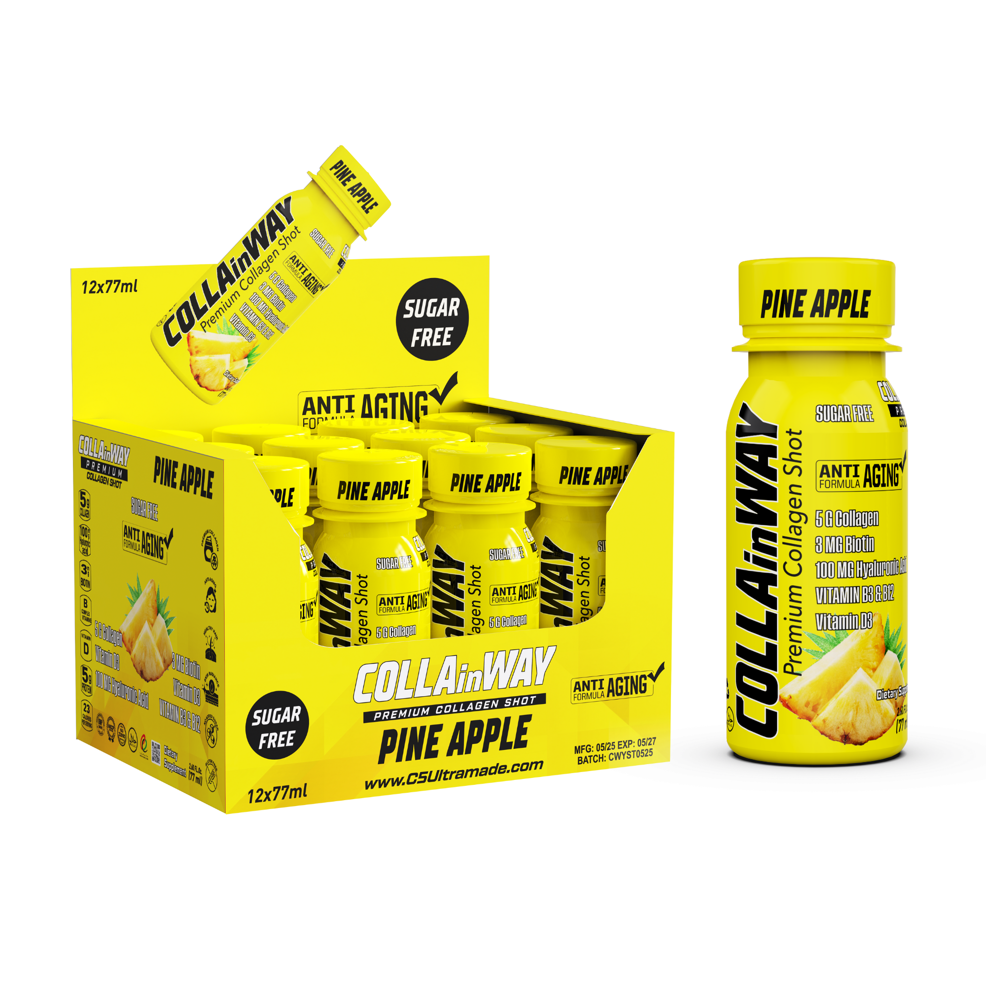 collagen-drink-shot-pine-apple-flavour